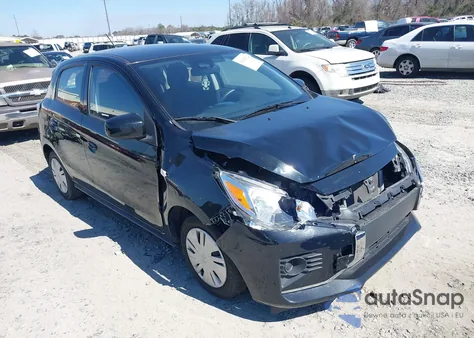 2021 Mitsubishi Mirage Carbonite Edition/Es/Le z USA, uszkodzony, nr VIN ML32AUHJ6MH006728